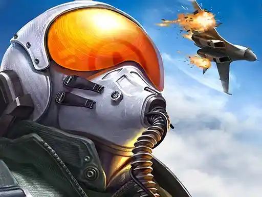 Game: Avión de combate disparando