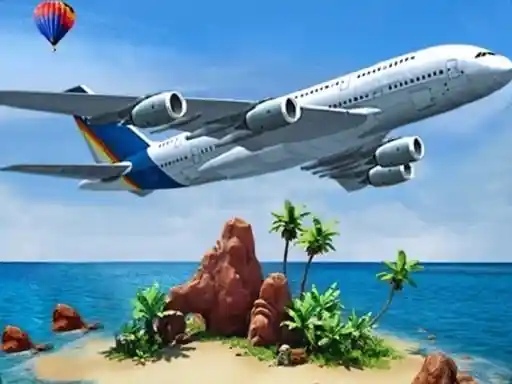 Game: Simulador de avión para viajar a una isla