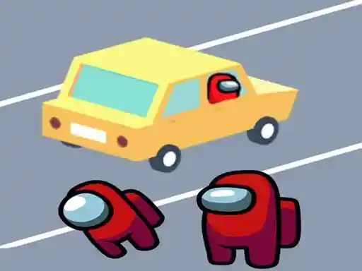 Carrera de coches de Among Us