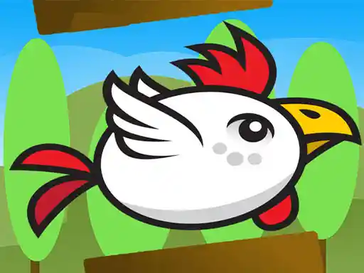 Game: Gallina enojada voladora Flappy