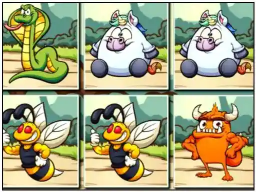 Game: Animales Memo Match