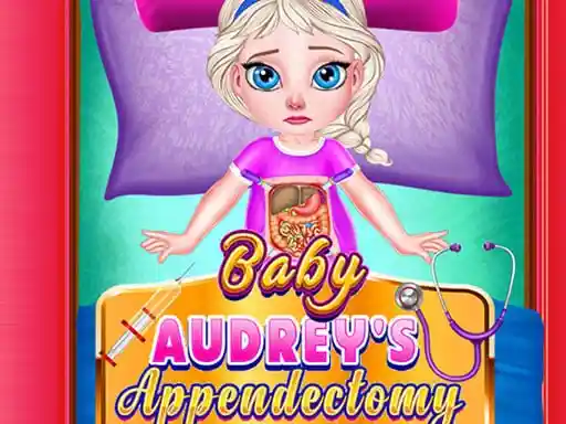 Cirugía de apendicitis en bebé Audrey.