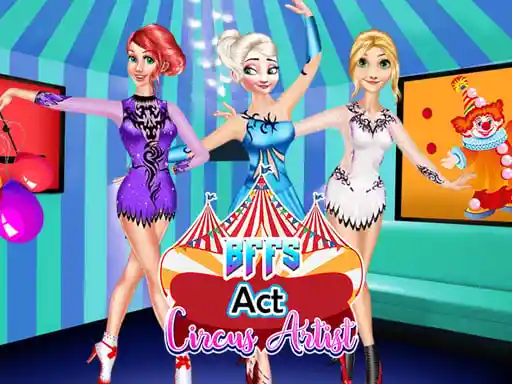 Game: Mejores amigos actúan como artistas de circo.