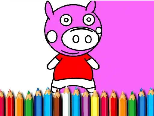 Game: Juego de colorear cerdos de BTS