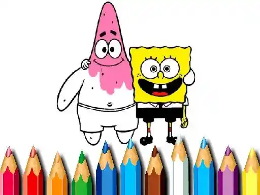 Game: BTS Bob Esponja para colorear