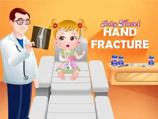 Baby Hazel tiene una fractura en la mano.