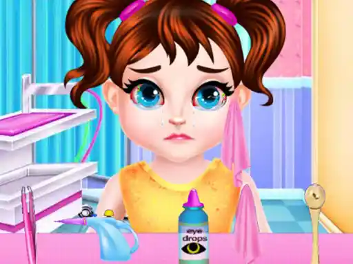 Game: Cuidado de ojos para bebé Taylor