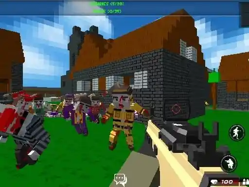 Game: Best blocky Combat Arena 2020