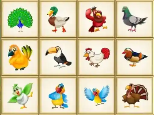 Game: Puzzles de aves en tableros