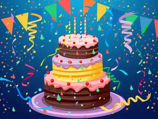 Game: Pastel de Cumpleaños Rompecabezas