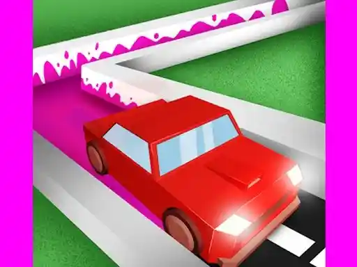 Game: Conducción de coches con pintura 3D