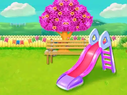 Game: Childrens Park Garden Cleaning 
