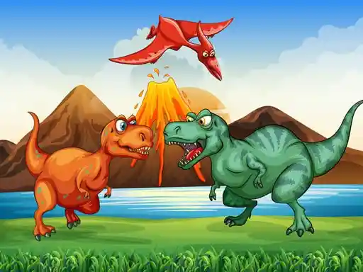 Game: Dinosaurios Coloridos de Combinación 3