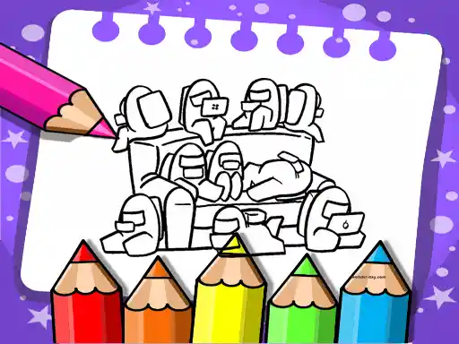 Game: Coloring Book for Among Us