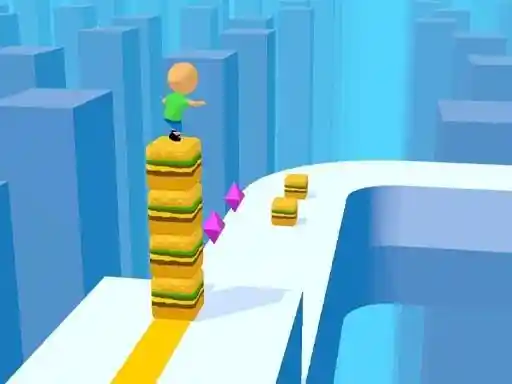 Game: Pila de cubos  Surfeador de cubos