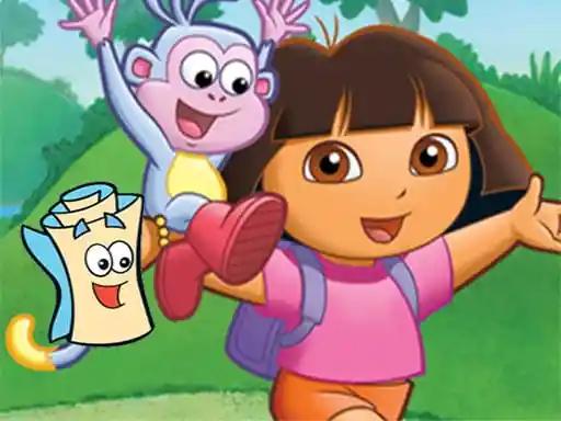 Game: Dora encuentra el mapa escondido.