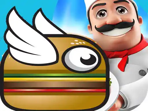 Game: Tienda de hamburguesas Flappy