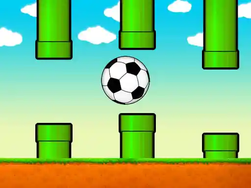 Pelota de fútbol voladora