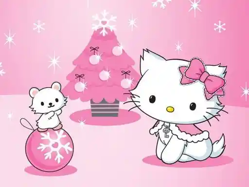 Game: Hola Kitty Rompecabezas de Navidad