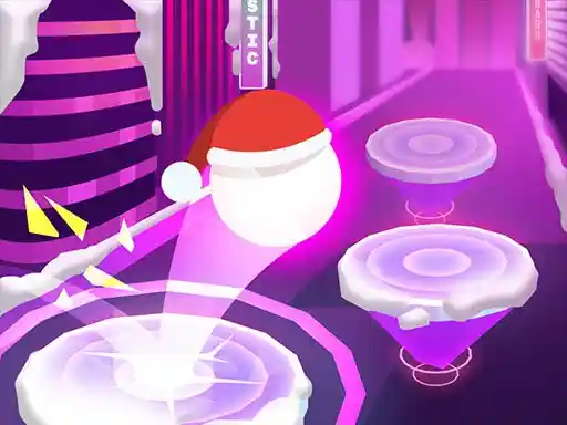 Game: Salto de Pelota 3D Bailando en la Carretera de Baldosas de Marshmello