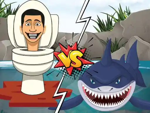 Game: Tiburón hambriento contra Skibidi.