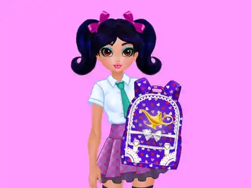 Game: Concurso de diseño de mochilas escolares de Jasmine y Elsa