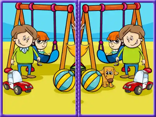 Game: Diferencias de fotos para niños