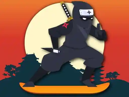 Game: Lava y monopatín ninja