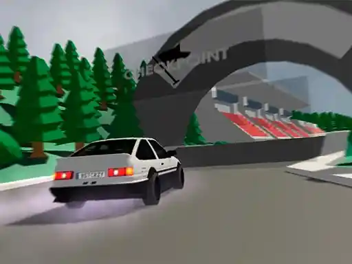 Game: Carreras de coches de baja poli