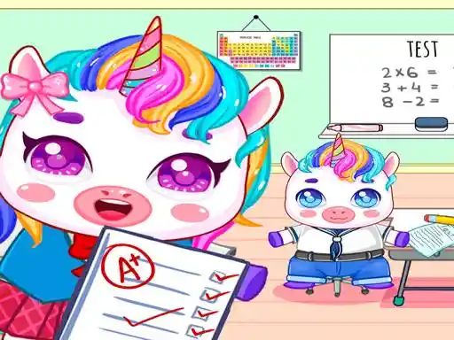 Game: Ciudad Mini Mi Escuela de Unicornios Juegos para Niños 2021