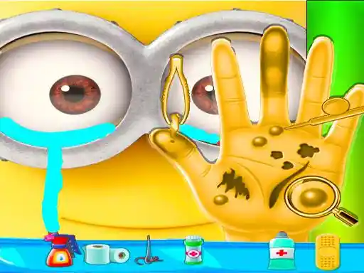 Game: Juego en línea de Doctor de Mano de Minion - Cirugía Hospitalaria