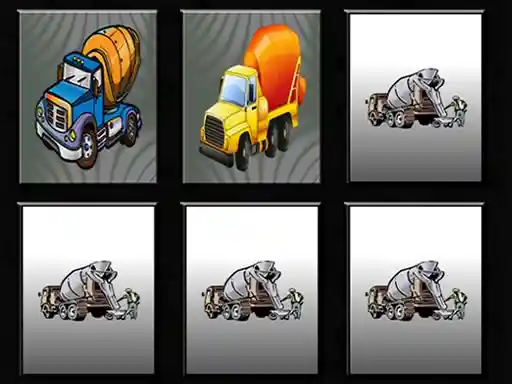 Game: Memoria de camiones mezcladores