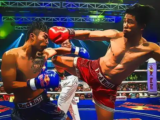 Game: Rompecabezas de luchadores de MuayThai