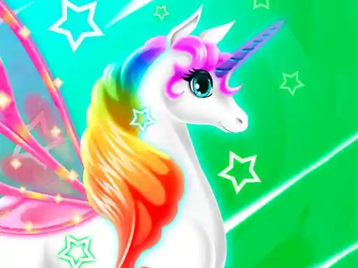 Game: Mi pequeño pony vestido de unicornio.