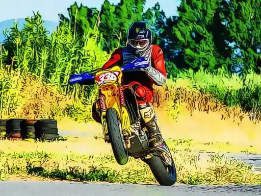 Game: Montar en bicicleta de una sola rueda