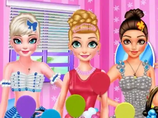 Game: FESTIVAL DE GLOBOS PRINCESA VESTIR