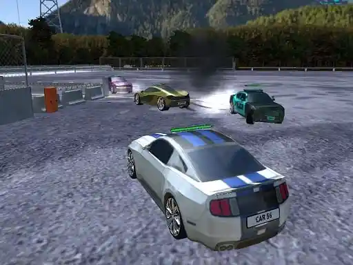 Aparcamiento de choque de coches en modo multijugador