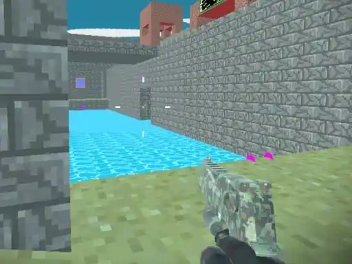 Fortaleza de Combate Pixel Blocky