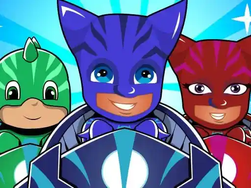 Game: Carreras de autos 3D de los niños de Pj Masks