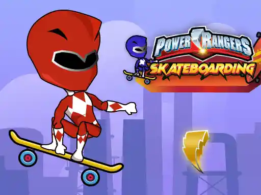 Game: Power Rangers Patinaje sobre Skate