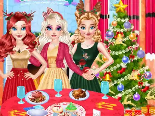 Game: Princess Perfect Christmas Party Prep