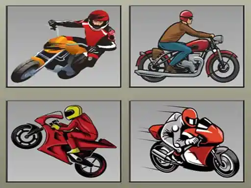 Game: Memoria de motocicletas de carreras