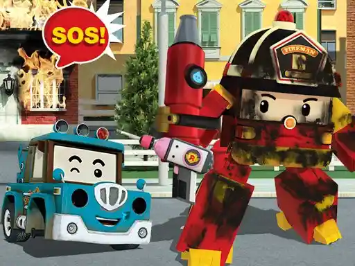 Game: Robot Coche de Rescate de Emergencia 2