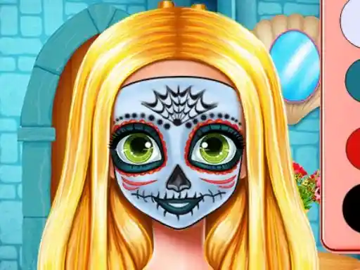 Game: Pintura facial de Halloween de hermana