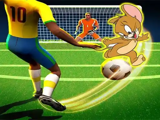 Juego de fútbol de tiros al gol.