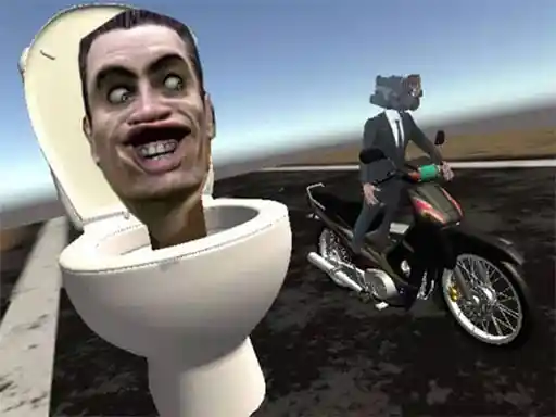 Game: Carrera de motos Skibidi Toilet Moto Bike Racing 2