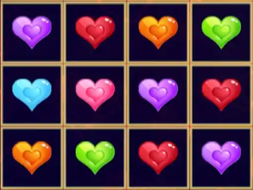 Game: Corazones Deslizantes Match 3