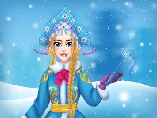 Game: Snegurochka es una princesa de hielo rusa.