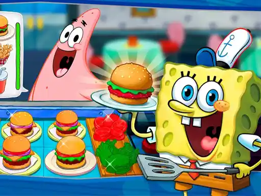 SpongeBob Cocina: Gestión de Restaurante y Juego de Comida