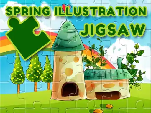 Game: Rompecabezas de ilustración de primavera